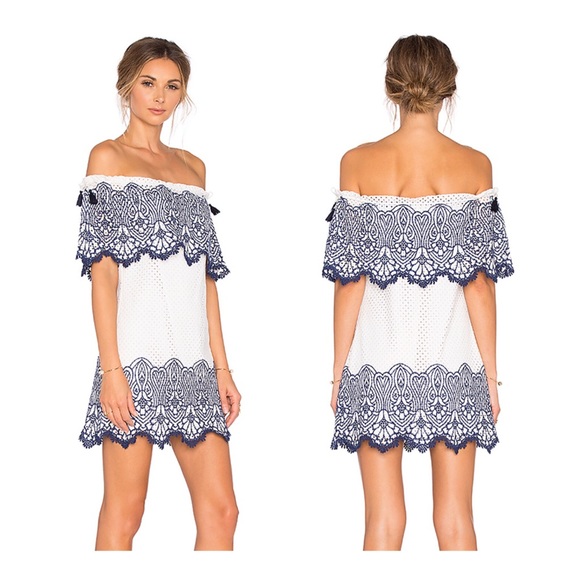 SAYLOR Dresses & Skirts - NEW SAYLOR White Esme Off The Shoulder Dress S